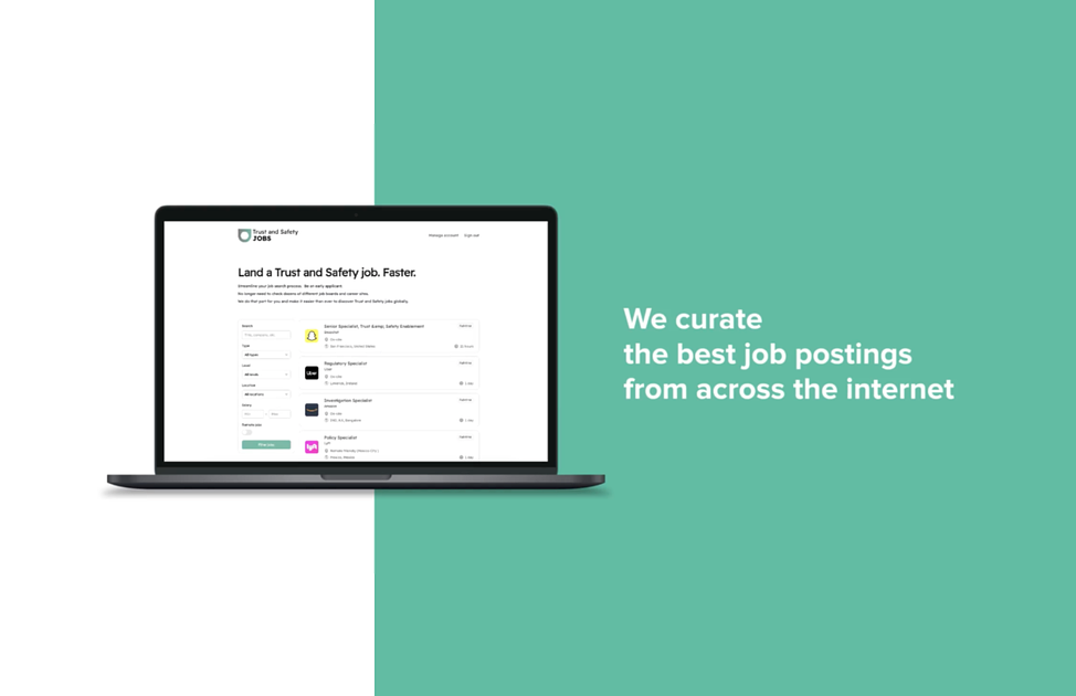 How we save time for trust and safety professionals seeking new roles
